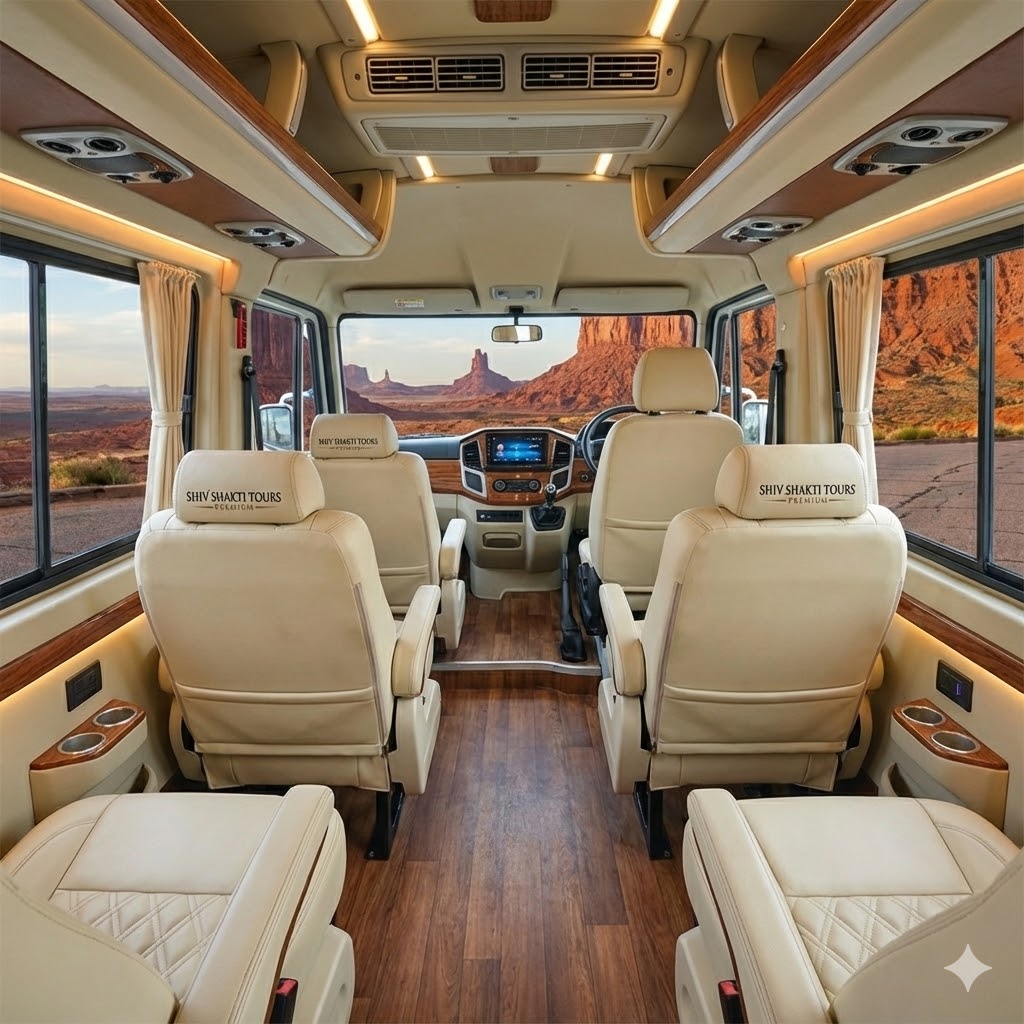 Tempo Traveller Interior